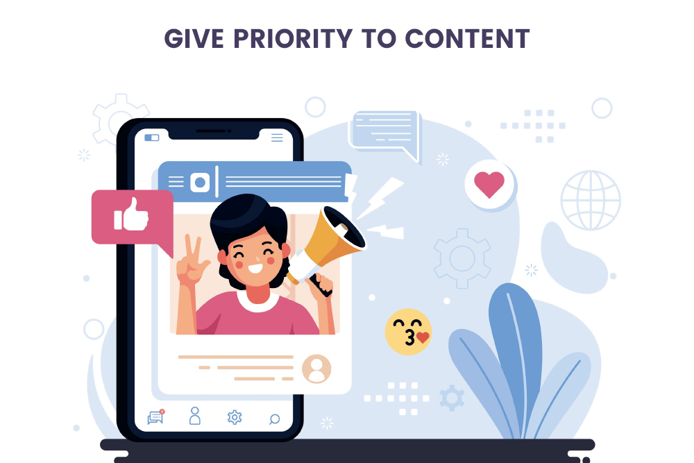 Give Priority to Content
