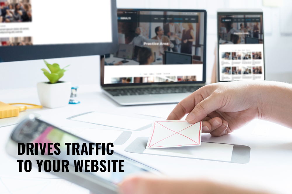 Drive traffic to your website