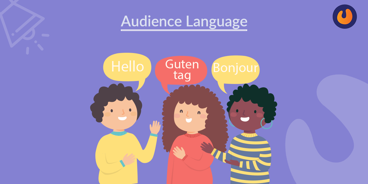 Audience language