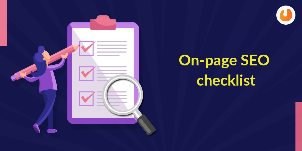 On page checklist